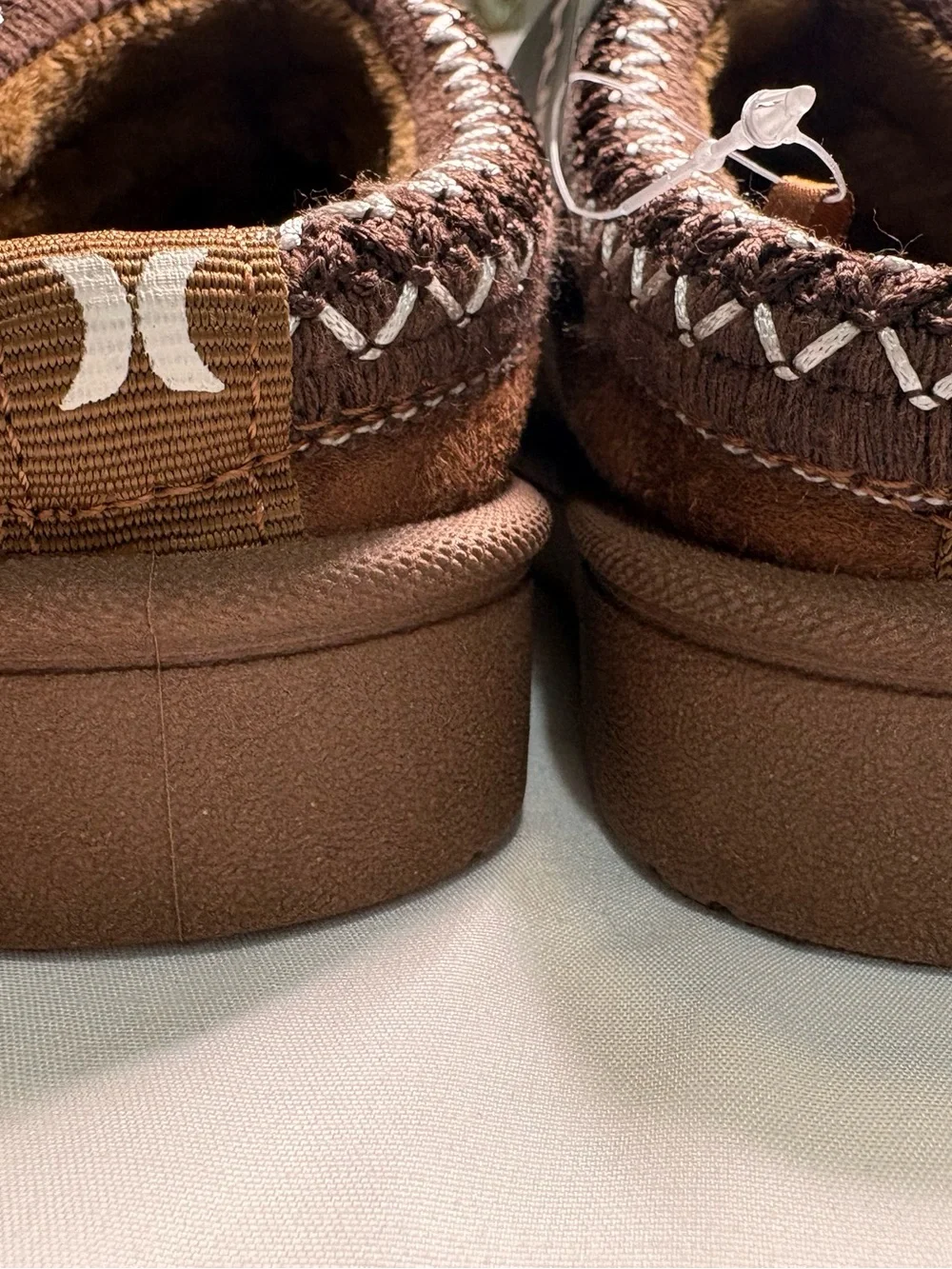 Hurley Kids Brown Suede Slip-On Moccasin Loafers Size 10 - New